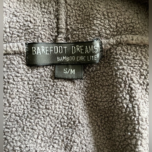 Barefoot Dreams Bamboo Chic Lite Taupe Open Front Cardigan Size Small/Me… - Picture 3 of 3